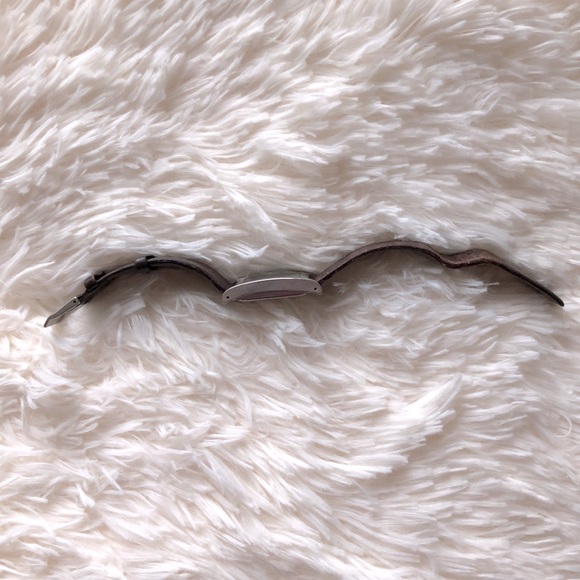 Fossil Arkitekt Solid Stainless Steel Watch with Brown Leather Strap - Picture 6 of 7